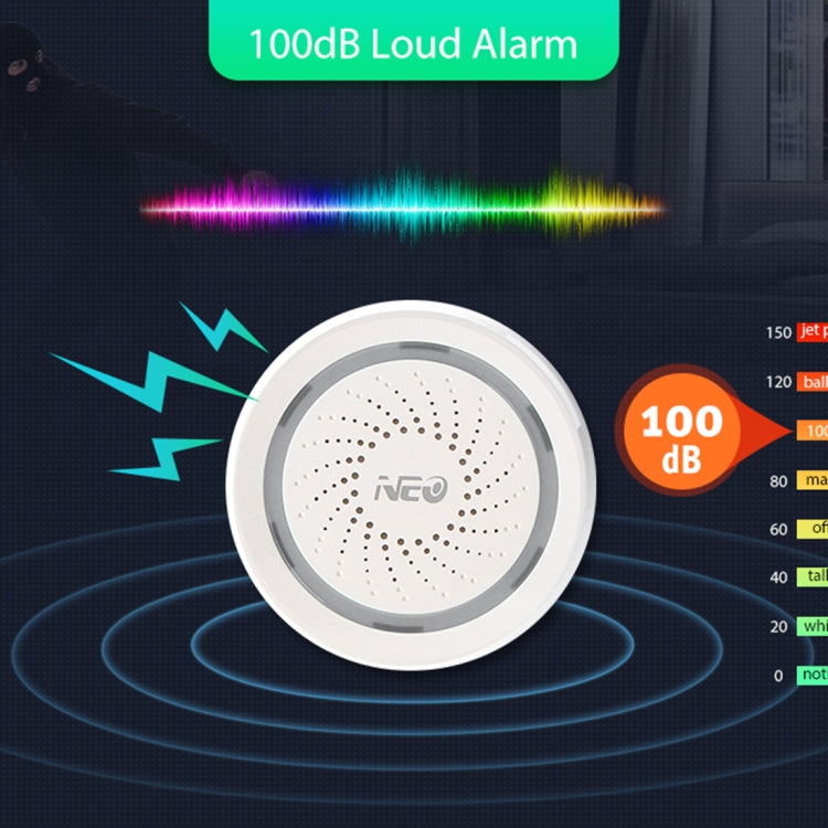 NEO NAS-AB02W WiFi USB Siren Alarm Sensor for Home Alarms Security, AB02W NEO NAS-AB02W WiFi USB Siren Alarm Sensor for Home Alarms Security, AB02W